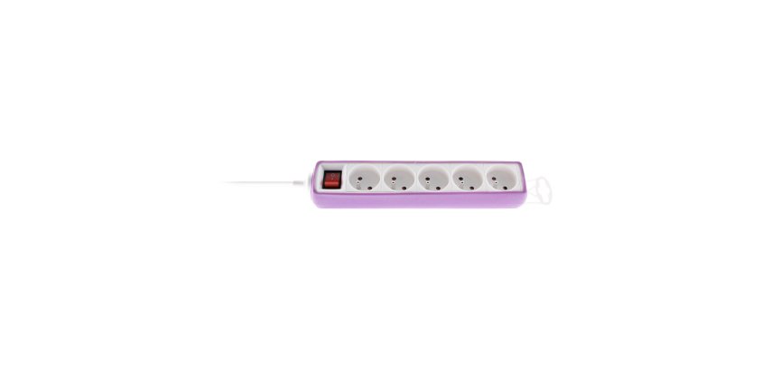 Multiprise Zenitech 5 prises avec interrupteur – Câble 1 m