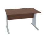 Scrivania con gambe a L in melaminico-metallo p 80 x h 72 cm