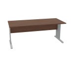 Desk with L-shaped legs in melamine-metal d 80 x h 72 cm