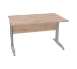 Scrivania con gambe a L in metallo p 80 x h 72 cm