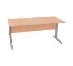 Desk L metal legs depth 80 x height 72 cm
