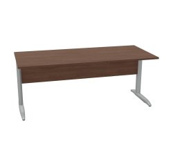 Desk L metal legs depth 80 x height 72 cm