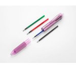 Stylo roller Pilot FriXion Ball 4 couleurs effaçable rétractable pointe 0,5 mm