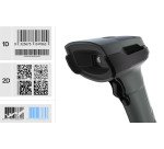 Lector código de barras y QR 1D/2D manual con cable y soporte Safescan 330-W