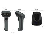 Lector de códigos de barras y QR inalámbrico 1D/2D por bluetooth Safescan 350-BT