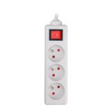 Multiprise 3 prises Zenitech avec interrupteur – Câble 4 m