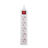 Multiprise 5 prises Zenitech avec interrupteur – Câble 4 m