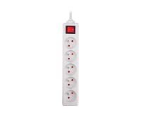 Multiprise 5 prises Zenitech avec interrupteur – Câble 4 m