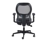 Sedia operativa Simplemesh Slim con base nera