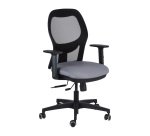 Sedia operativa Simplemesh Slim con base nera