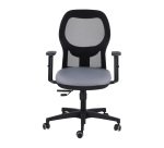 Sedia operativa Simplemesh Slim con base nera