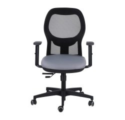 Sedia operativa Simplemesh Slim con base nera