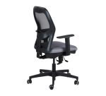 Sedia operativa Simplemesh Slim con base nera