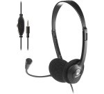 Auriculares con cable NGS MS103 MAX con micrófono conexión jack 3.5 y adaptador a doble jack