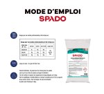Lessive poudre désinfectante D20 Spado by Wyritol - 200 lavages - Sac de 20 kg