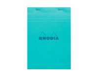 Bloc de bureau Rhodia Couleurs N°16 A5 14,8 x 21 cm agrafé couverture couleur - petits carreaux - 80 feuilles