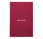 Rhodia Kantoorkladblok Kleuren Nr. 20 21 x 31,8 cm geniet kleur omslag - kleine ruitjes - 80 vellen geperforeerd 4 gaten