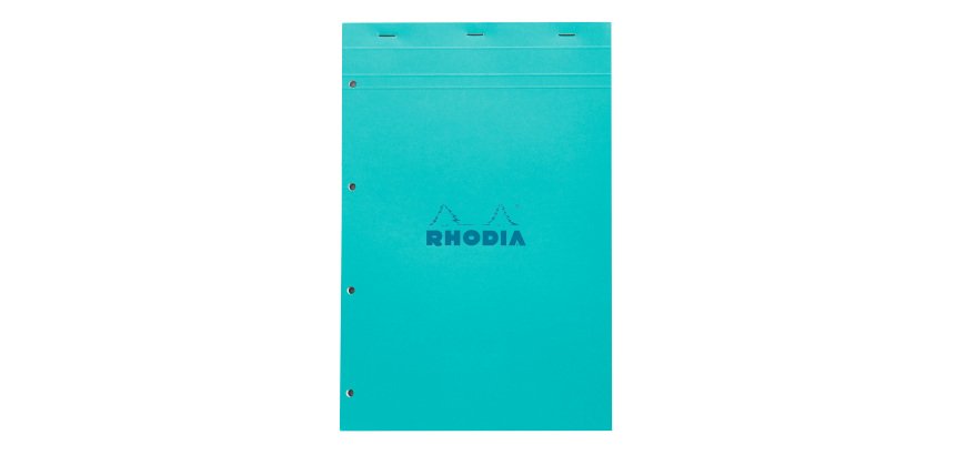 Rhodia Kantoorkladblok Kleuren Nr. 20 21 x 31,8 cm geniet kleur omslag - kleine ruitjes - 80 vellen geperforeerd 4 gaten