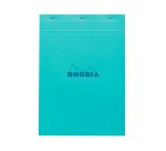 Bloc de bureau Rhodia Couleurs N°18 A4  21 x 29,7 cm agrafé couverture couleur - petits carreaux - 80 feuilles