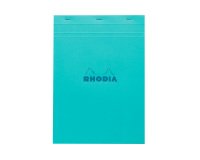 Bloc de bureau Rhodia Couleurs N°18 A4  21 x 29,7 cm agrafé couverture couleur - petits carreaux - 80 feuilles
