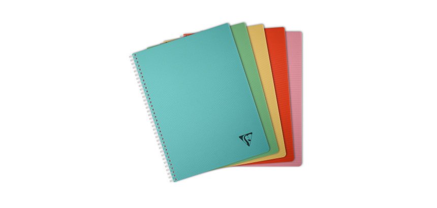 Carnet spirale Linicolor Essence A4 21 x 29,7 cm petits carreaux - 180 pages