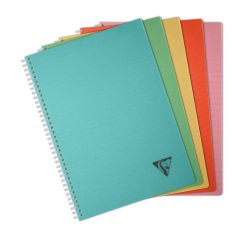 Carnet spirale Linicolor Essence A4 21 x 29,7 cm grands carreaux - 180 pages