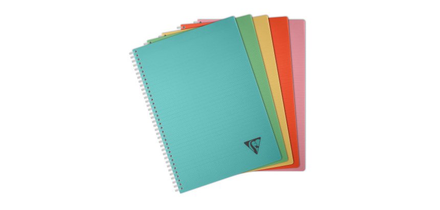 Carnet spirale Linicolor Essence A4 21 x 29,7 cm grands carreaux - 180 pages