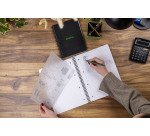 Cahier spirale Rhodia Greenbook A4+ 22,5 x 29,7 cm - ligné - perforé 4 trous - 160 pages - couverture polypropylène