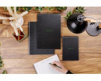 Cahier spirale Rhodia Greenbook A4+ 22,5 x 29,7 cm - ligné - perforé 4 trous - 160 pages - couverture carte souple