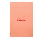 Rhodia Kantoorkladblok Kleuren Nr. 20 21 x 31,8 cm geniet kleur omslag - kleine ruitjes - 80 vellen geperforeerd 4 gaten