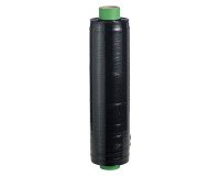 Film pré étiré manuel - Avec mandrin - 8 µ - 39 cm x 600 m - Opaque noir