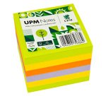 Notes repositionnables UPM Spring couleurs assorties 75 x 75 mm - bloc de 100 feuilles