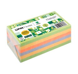 Notes repositionnables UPM Spring couleurs assorties 125 x 75 mm - bloc de 100 feuilles