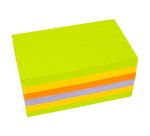 Notes repositionnables UPM Spring couleurs assorties 125 x 75 mm - bloc de 100 feuilles