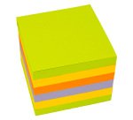 Notes repositionnables UPM Spring couleurs assorties 75 x 75 mm - bloc de 100 feuilles