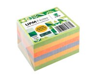 Notes repositionnables UPM Spring couleurs assorties 75 x 75 mm - bloc de 100 feuilles
