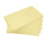 Notes repositionnables UPM Strong jaune 125 x 75 mm - bloc de 100 feuilles