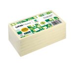 Notes repositionnables UPM Strong jaune 125 x 75 mm - bloc de 100 feuilles