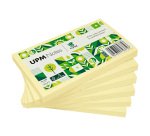 Notes repositionnables UPM Strong jaune 125 x 75 mm - bloc de 100 feuilles