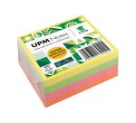 Bloc cube repositionnable UPM couleurs vives 75 x 75 mm - bloc de 400 feuilles
