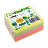 Bloc cube repositionnable UPM Super Strong couleurs vives 75 x 75 mm - bloc de 400 feuilles