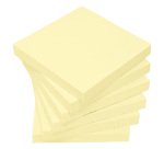 Notes repositionnables UPM Strong jaune 75 x 75 mm - bloc de 100 feuilles