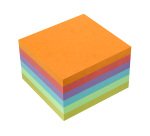 UPM Strong herpositioneerbare kubusblok, natuurlijke kleuren 75 x 75 mm - blok van 400 vel