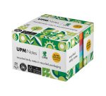 UPM Strong herpositioneerbare kubusblok, natuurlijke kleuren 75 x 75 mm - blok van 400 vel