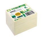 Notes repositionnables UPM Strong jaune 75 x 75 mm - bloc de 100 feuilles