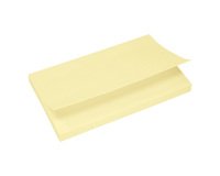 Notes repositionnables UPM Strong jaune 125 x 75 mm - bloc de 100 feuilles