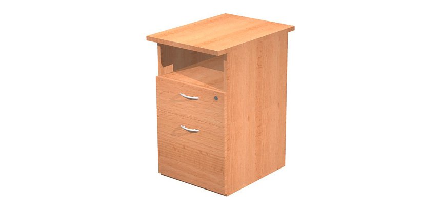 Cassettiera altezza scrivania l 43 x p 80 x h 720 cm fornita smontata