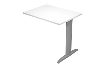 Allungo per scrivania Base Plus gamba ad L in metallo l 80 x p 60 x h 72 cm