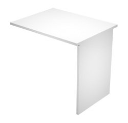 Allungo per scrivania Lione gambe a pannello l 80 x p 60 x h 72 cm