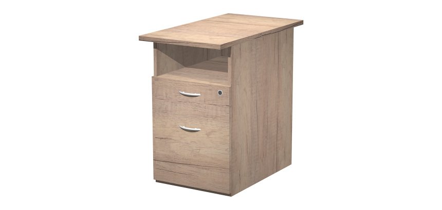 Cassettiera altezza scrivania l 43 x p 80 x h 720 cm fornita smontata